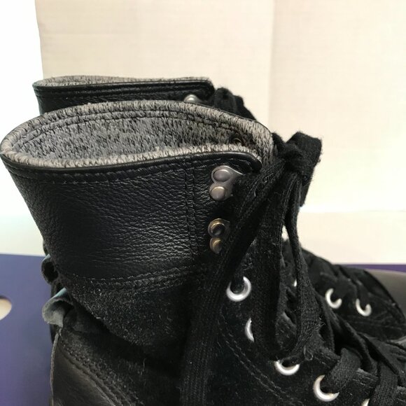 CONVERSE Women's Chuck Taylor Elsie Roldown Suede Sneakers size 8 - Picture 6 of 9